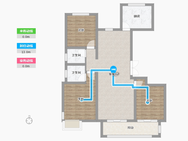 河北省-衡水市-君悦府-102.40-户型库-动静线