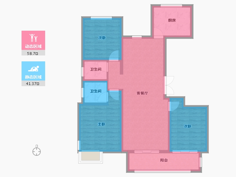 河北省-衡水市-君悦府-102.40-户型库-动静分区