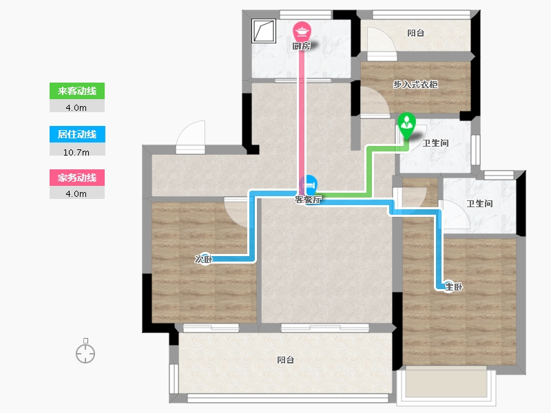 江西省-南昌市-中大艾溪湖-76.46-户型库-动静线