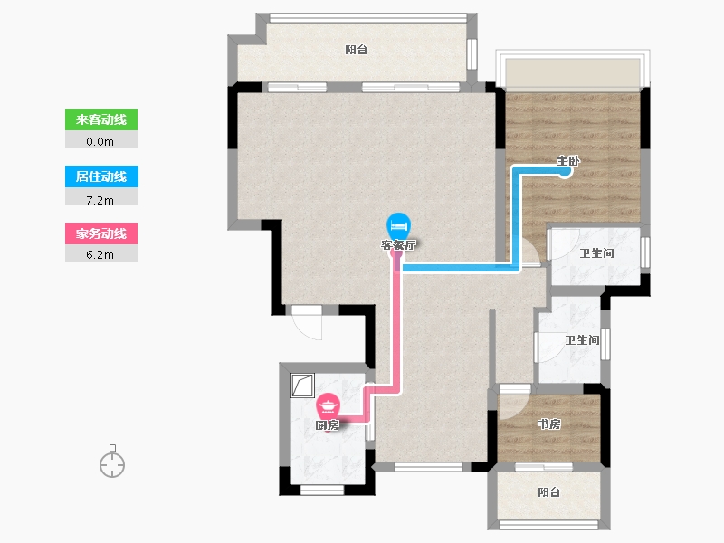 安徽省-淮北市-融翔悦澜山-91.20-户型库-动静线