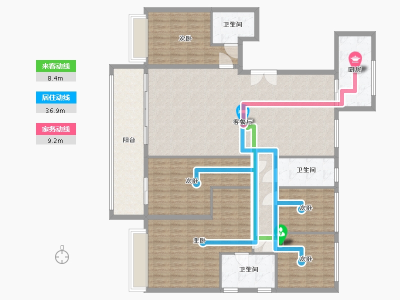 河北省-衡水市-和湾香颂-177.00-户型库-动静线