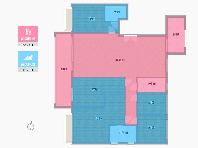 河北省-衡水市-和湾香颂-177.00-户型库-动静分区