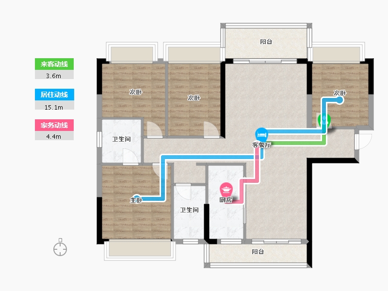 湖南省-郴州市-金榜府-113.02-户型库-动静线