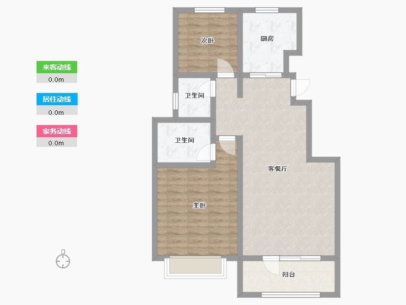 山东省-青岛市-桃园东方-78.94-户型库-动静线