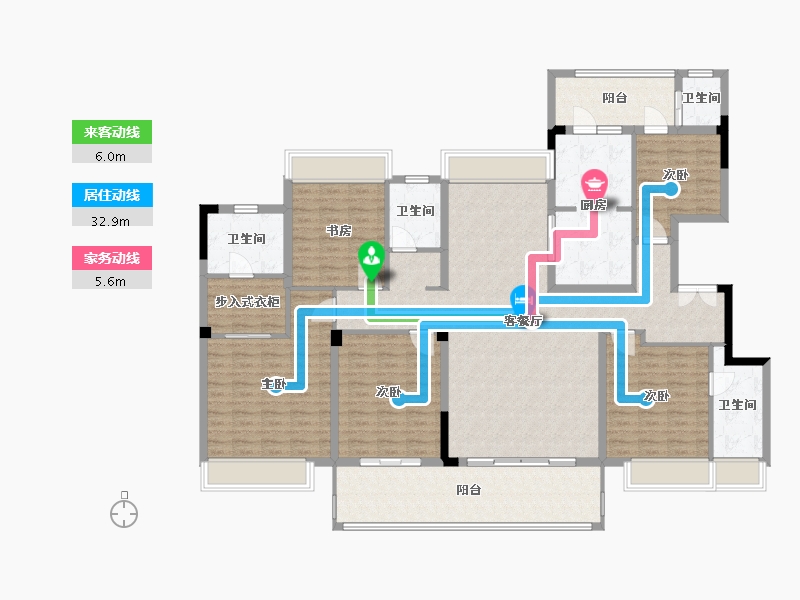 河南省-许昌市-金襄壹品-174.00-户型库-动静线