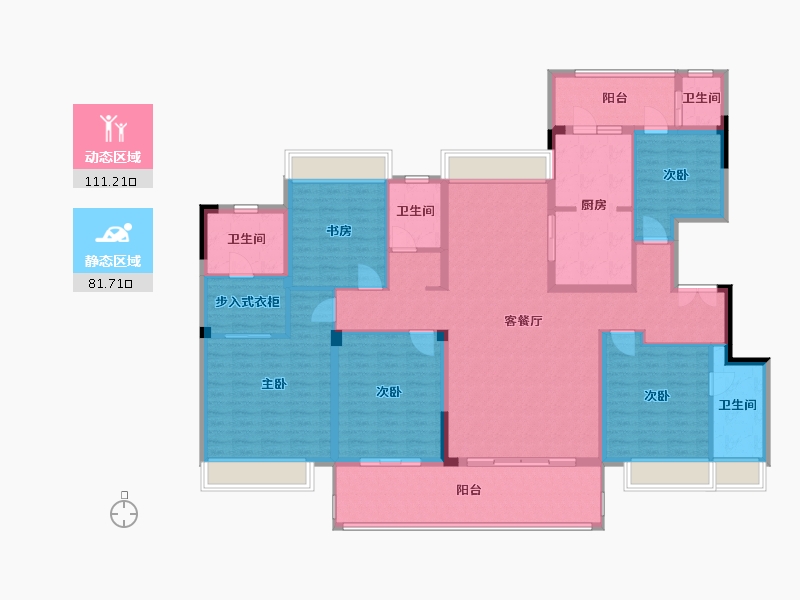 河南省-许昌市-金襄壹品-174.00-户型库-动静分区