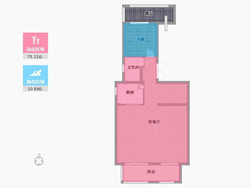 四川省-泸州市-敏捷紫云府-132.00-户型库-动静分区