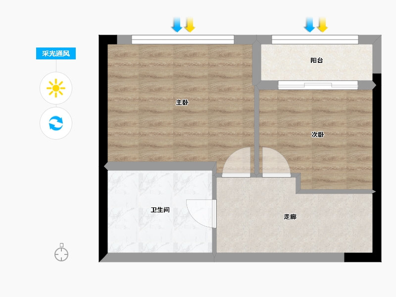 湖南省-长沙市-润和雅苑-149.00-户型库-采光通风