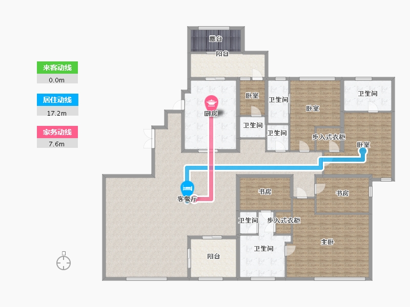 广东省-广州市-侨鑫汇悦台-292.68-户型库-动静线