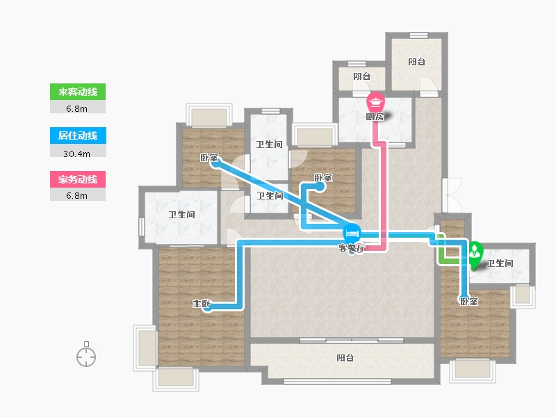 广东省-惠州市-嘉旺城-152.08-户型库-动静线