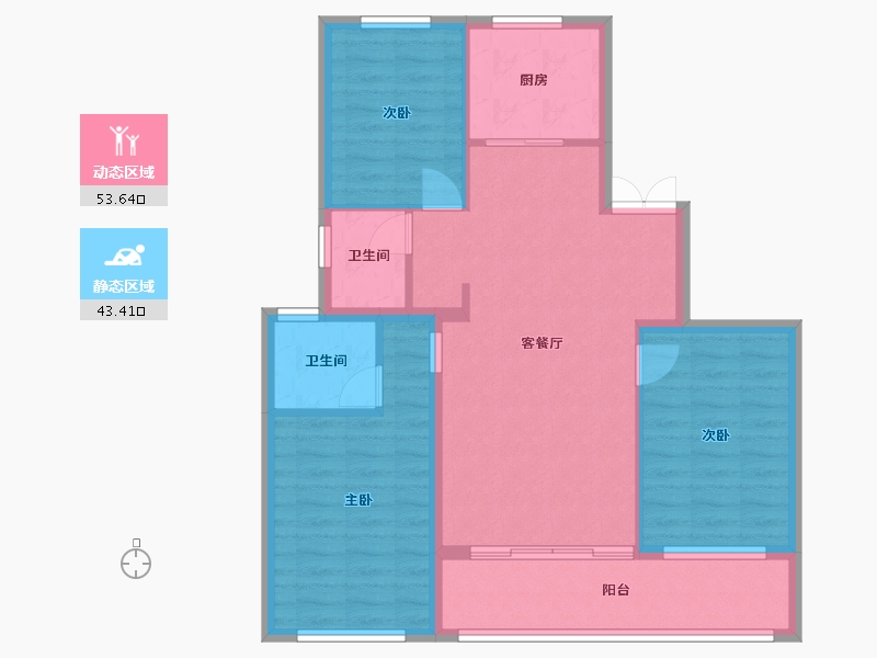 福建省-南平市-和家园文秀湖畔-92.00-户型库-动静分区