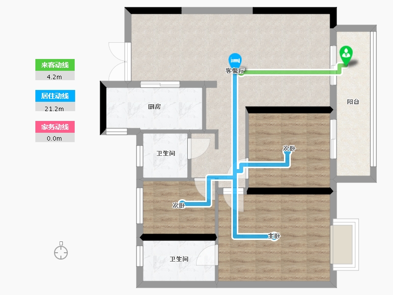 江西省-赣州市-保利嘉福领秀山-88.00-户型库-动静线