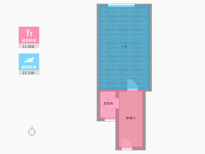 上海-上海市-宜川一村-30.40-户型库-动静分区