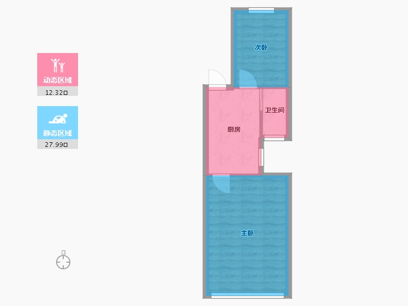 上海-上海市-思浦小区-33.90-户型库-动静分区