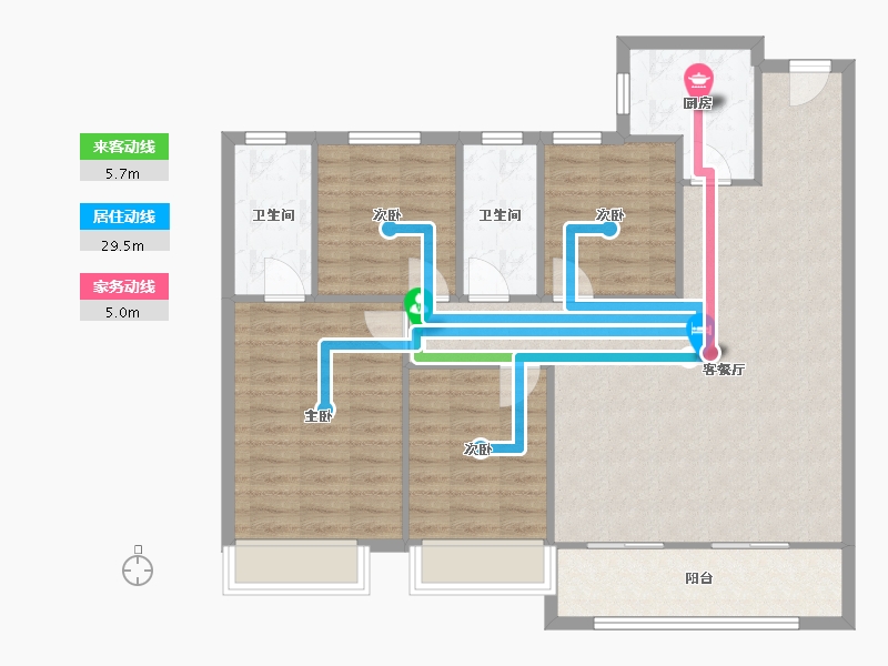 河南省-洛阳市-和昌云庭-109.00-户型库-动静线