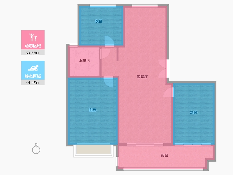 山东省-济宁市-城上城-98.40-户型库-动静分区