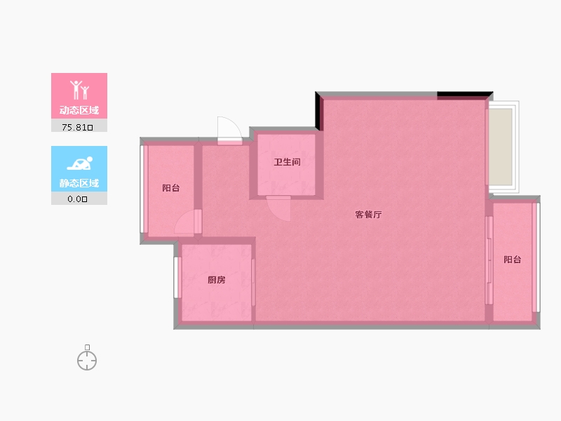 浙江省-绍兴市-万科君望-153.60-户型库-动静分区