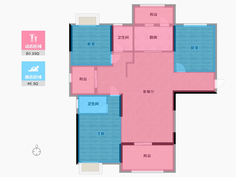 湖北省-宜昌市-御庭湾-114.58-户型库-动静分区