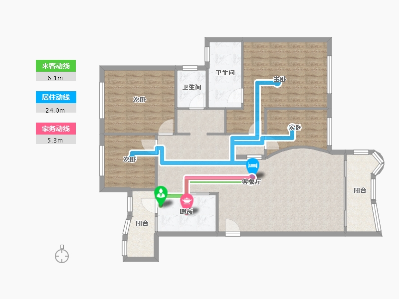 广东省-深圳市-南光名仕苑-110.40-户型库-动静线