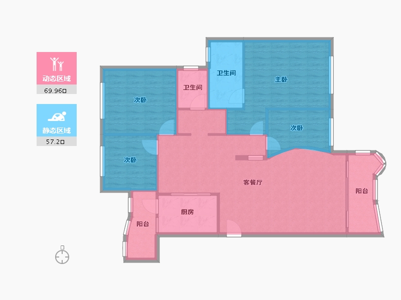 广东省-深圳市-南光名仕苑-110.40-户型库-动静分区