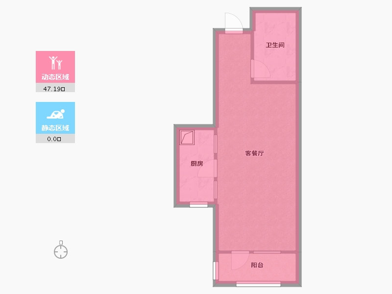 河北省-石家庄市-天鸿世家-46.74-户型库-动静分区