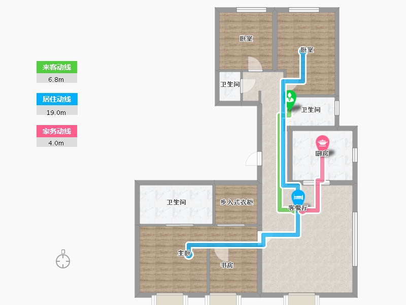 山东省-青岛市-万科翡翠长江-152.00-户型库-动静线