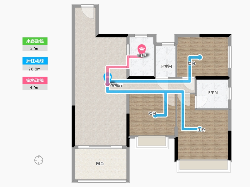 广西壮族自治区-贵港市-盛世荷悦府-120.00-户型库-动静线