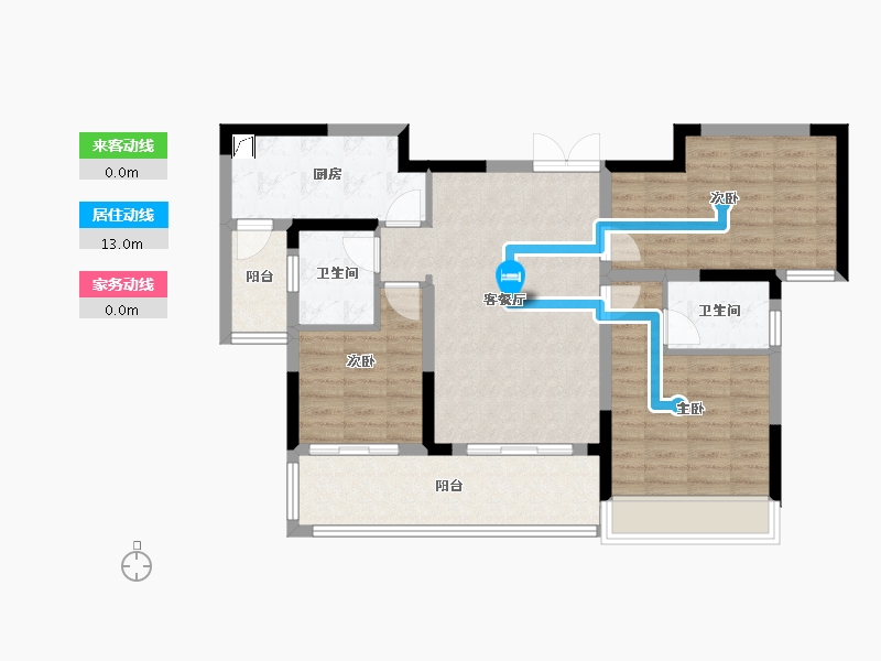 贵州省-贵阳市-天一观山阅-99.00-户型库-动静线