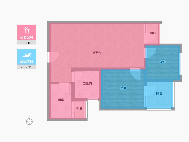 河南省-郑州市-金水世纪城-58.00-户型库-动静分区