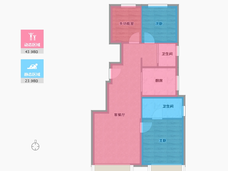 北京-北京市-御璟星城-68.00-户型库-动静分区