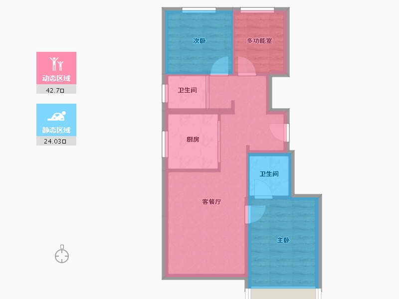 北京-北京市-御璟星城-68.00-户型库-动静分区