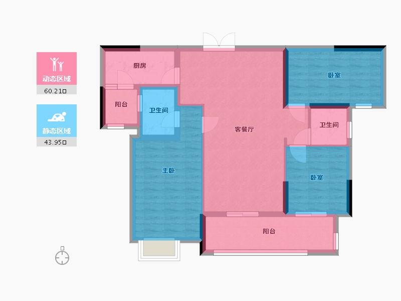 四川省-达州市-铁投莲花府邸-120.48-户型库-动静分区