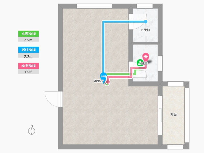 河北省-保定市-华凡·巴厘岛-二区-40.00-户型库-动静线