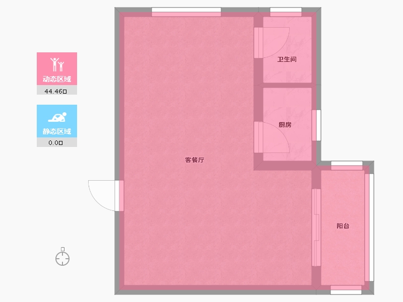 河北省-保定市-华凡·巴厘岛-二区-40.00-户型库-动静分区