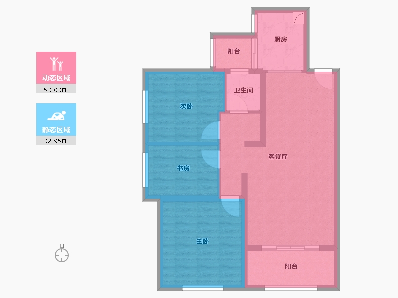 湖南省-岳阳市-大汉新城-79.00-户型库-动静分区