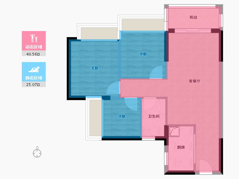 广东省-广州市-时代云来（广州）-62.00-户型库-动静分区