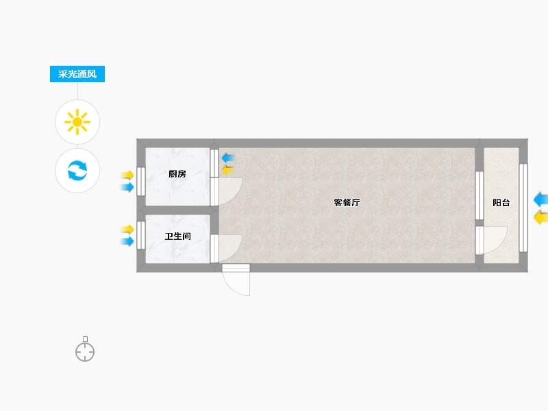 广西壮族自治区-柳州市-三源小区-32.00-户型库-采光通风