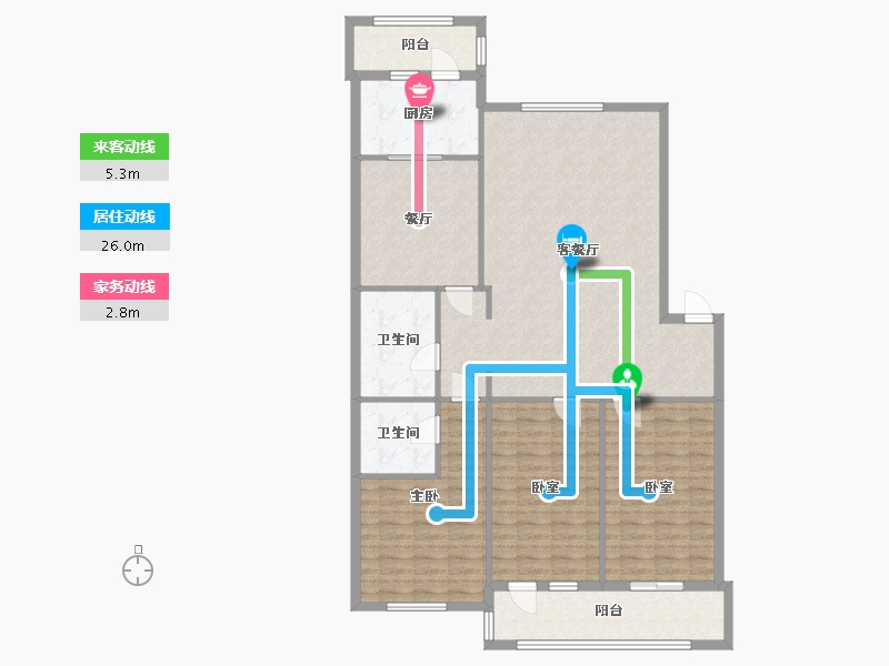 河北省-廊坊市-三强小区-138.00-户型库-动静线