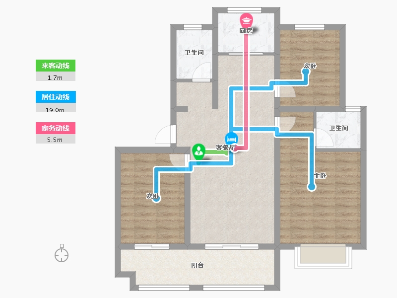 山东省-济宁市-天下景城-100.00-户型库-动静线