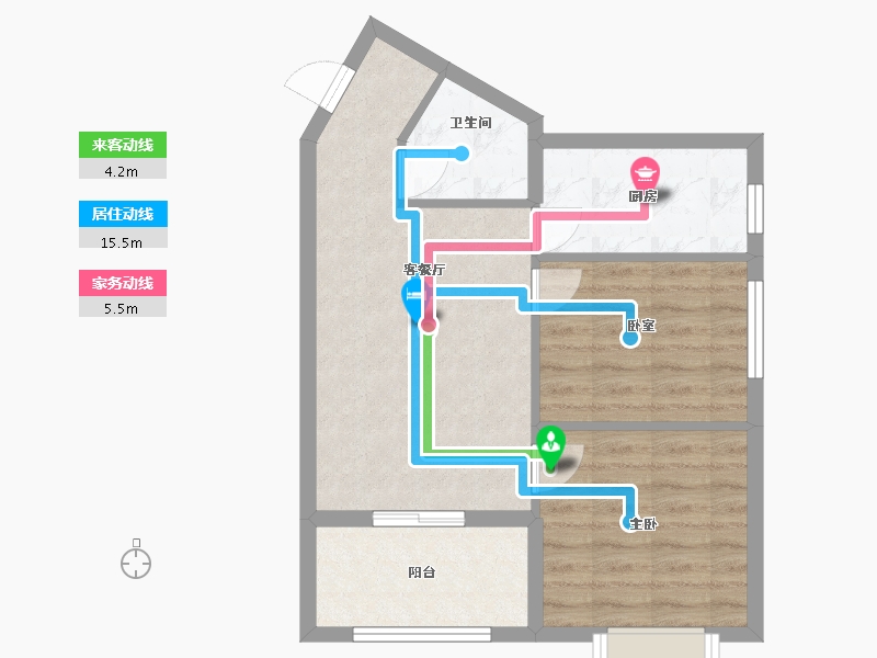 北京-北京市-杨庄北区-51.00-户型库-动静线