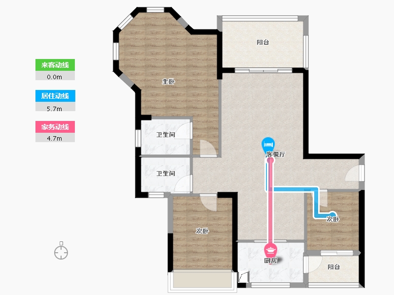 广东省-清远市-新亚山湖城-110.00-户型库-动静线