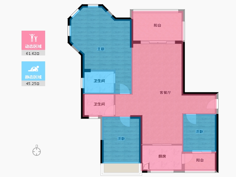 广东省-清远市-新亚山湖城-110.00-户型库-动静分区