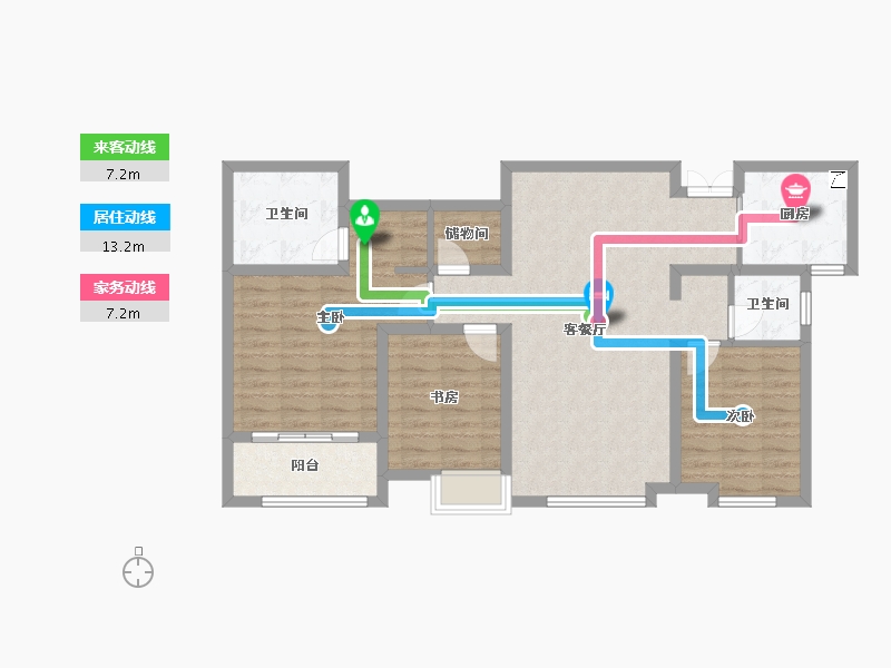 陕西省-安康市-城投中城广场-96.78-户型库-动静线