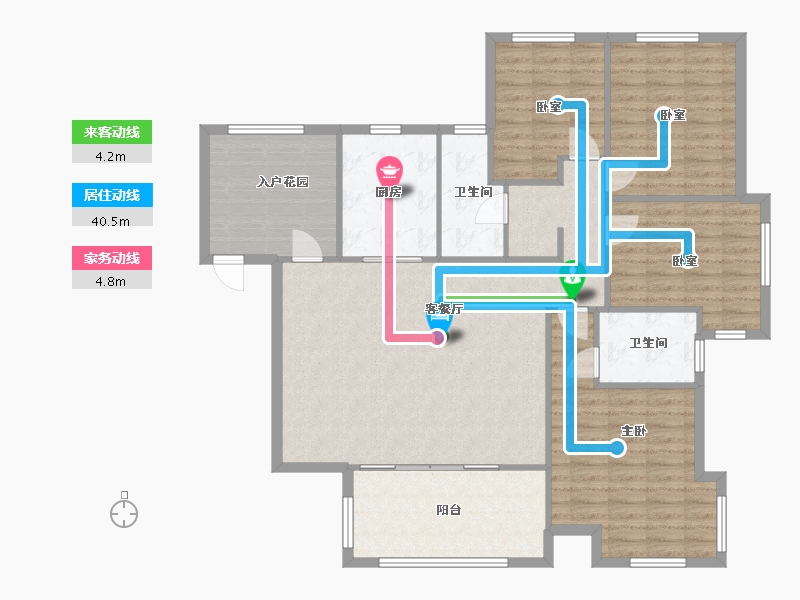 广东省-惠州市-半岛一号5期-119.71-户型库-动静线