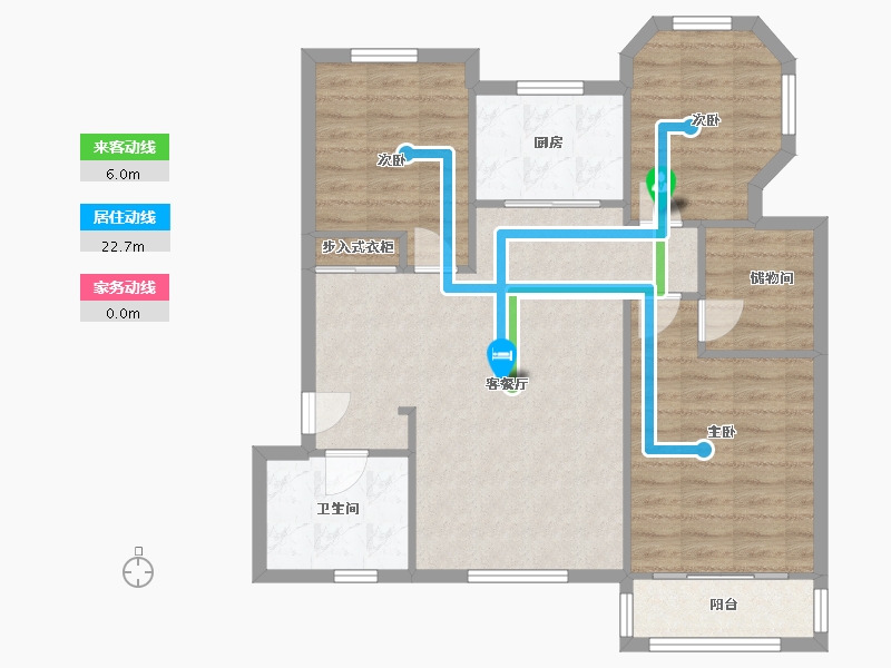 山东省-青岛市-盛世江山-98.50-户型库-动静线