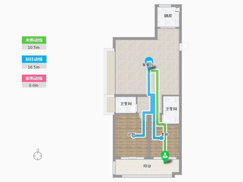 山东省-德州市-奥特莱斯.澜泊湾-124.00-户型库-动静线