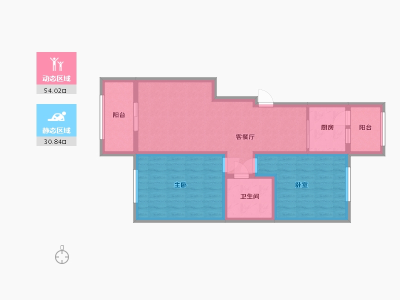 河北省-邯郸市-盛世长安-75.00-户型库-动静分区