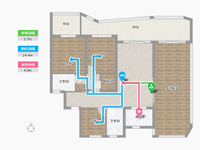 浙江省-丽水市-未来社区-85.73-户型库-动静线