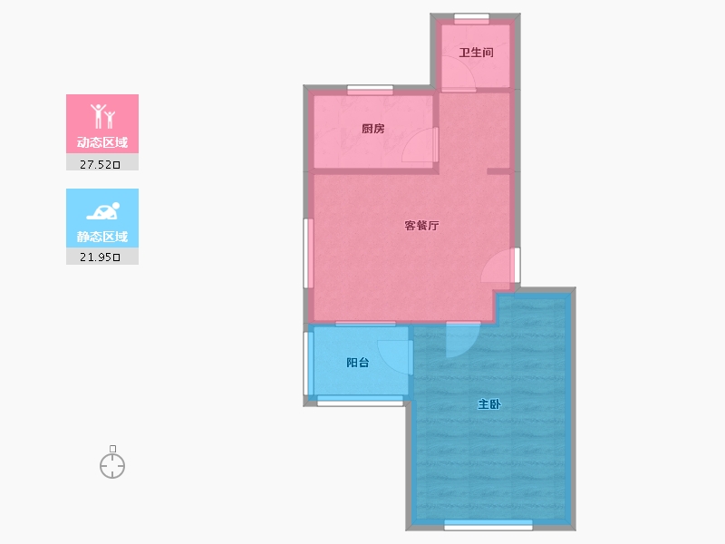 上海-上海市-川杨新苑-六期-56.10-户型库-动静分区