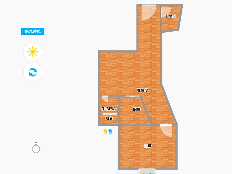 浙江省-温州市-安平小区-177.14-户型库-采光通风